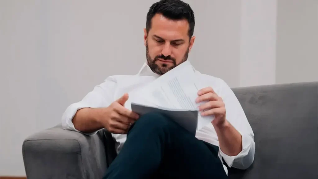 Rafael Bortoletti avalia documento da Prefeitura (Foto: Divulgação/Instagram)