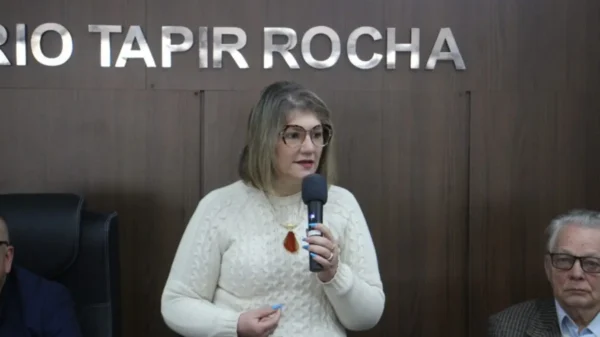 A vereadora Márcia Culau