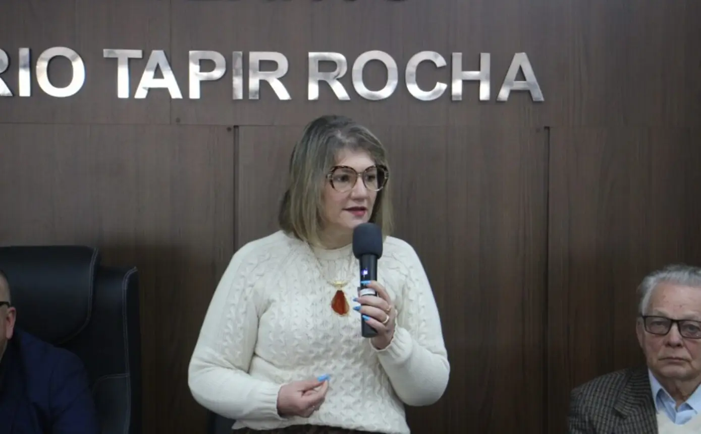 A vereadora Márcia Culau