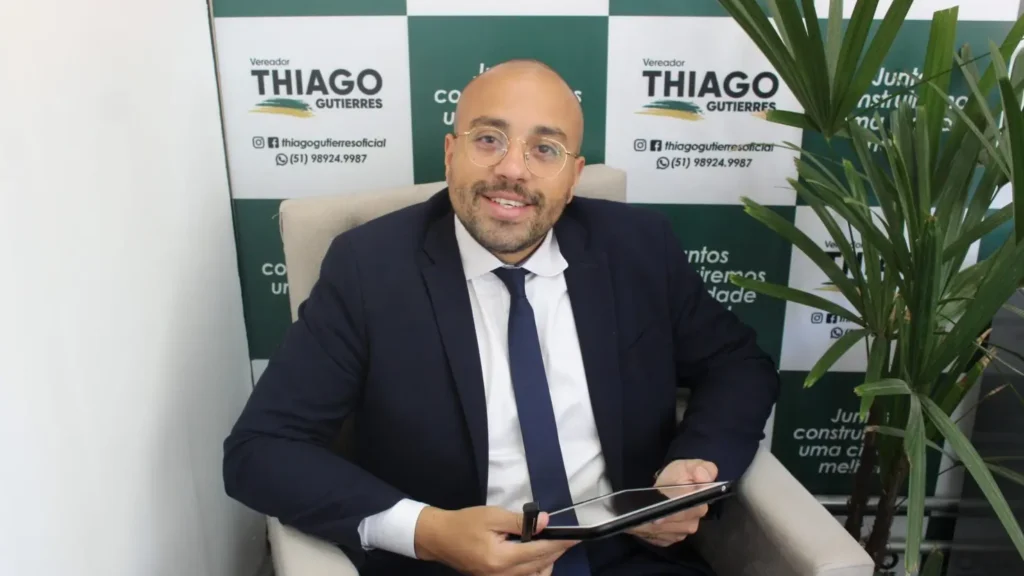 O vereador Thiago Gutierres
