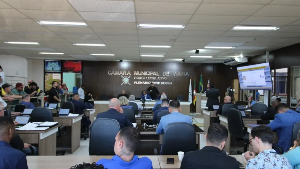 plenário da Câmara Municipal de Viamão