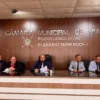 Mesa Diretora da Câmara Municipal de Viamão 2025 (Foto: Reprodução/CMV)